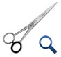 Premax professional hairdressing scissors. Professional hairstylist shears.